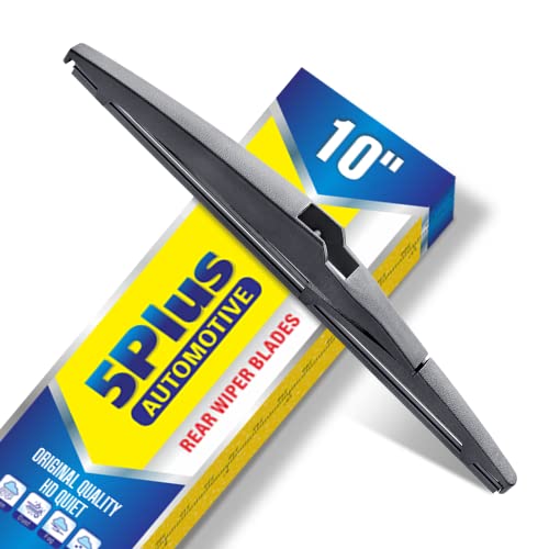 Image of 5 PLUS 10 Inch Rear Wiper Blade Replacement for Toyota RAV4 2018-2013 Highlander 2024 2023 2022-2020 /Jeep Compass 2024 2023 2022 2021-2018 /Suzuki Swift 2023-2017 Rear Windshield Wiper Blade (10-A)