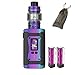 Produktbild E Zigarette, Smok 230W MORPH 2 KIT mit 7,5 ml TFV18 Verdampfer Tank und 2 * wiederaufladbaren Efest-Batterien Touchscreen Shisha Starter Set, Ohne E-Liquid, Ohne Nikotin (Regenbogen)