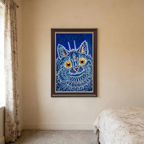 Impression sur toile Louis Wain chat qualite premium grand format decoration