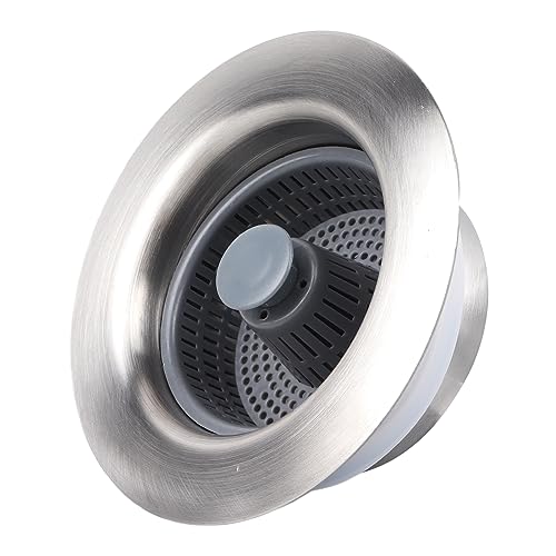 Colador para fregadero de cocina de acero inoxidable