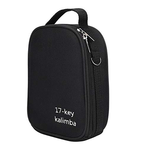 Alomejor Kalimba Bag Solid 17keys Kalimba Thumb Piano Shoulder Bag Bolso Kalimba Storage Case Mbira Case Bag