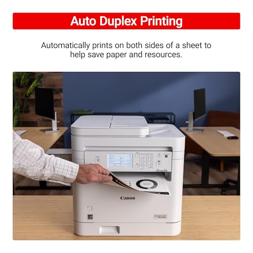 Image of Canon imageCLASS MF289dw - Monochrome, Duplex, Wireless Laser Printer, All-in-One Print, Copy, Scan, Fax, Auto Document Feeder, 1 Year Limited Warranty, 35 PPM, White