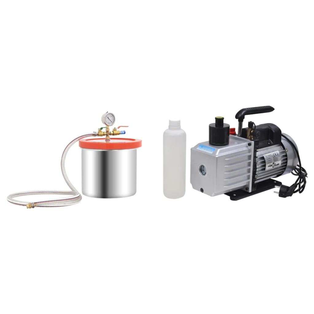 SKM Vakuumkammer mit 2-stufiger Pumpe 7,4 L, Weight: 15.81 kg, 3100542