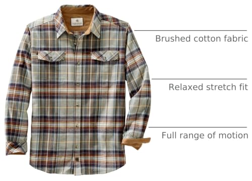 Legendary Whitetails Mens Long Sleeve Button Down Relaxed Fit Flannel Shirt - image 4