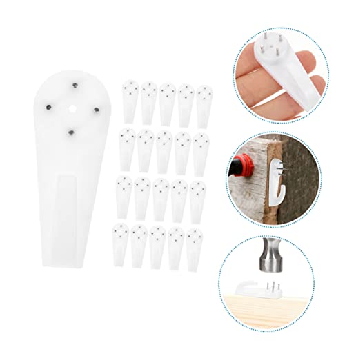 Image of DOITOOL 50pcs Hangers Non-Damage Concrete Hooks for Easy Picture Hanging Various Surfaces No Trace Nails for Home and Office Organization