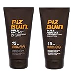 PIZ BUIN – Tan & Protect Tan Intensifying Lotion SPF 15 150ml Pack of 2