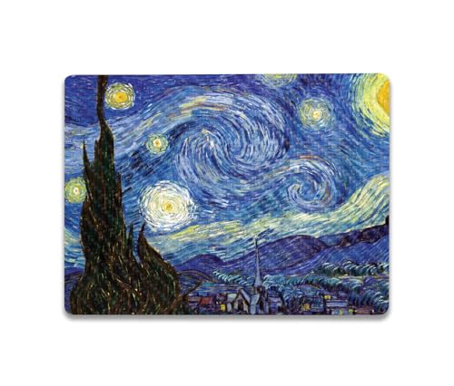 Image of MightySkins Carbon Fiber Skin Compatible with Microsoft Surface Laptop Go 3 (2023) Full Wrap Kit - Starry Night | Protective, Durable Textured Carbon Fiber Finish | Made in The USA