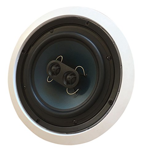 Image of 82S2C Silver Ticket in-Wall in-Ceiling Speaker with Pivoting Tweeter (2 Channel Stereo 8 Inch in-Ceiling) 11 Inch Overall Size