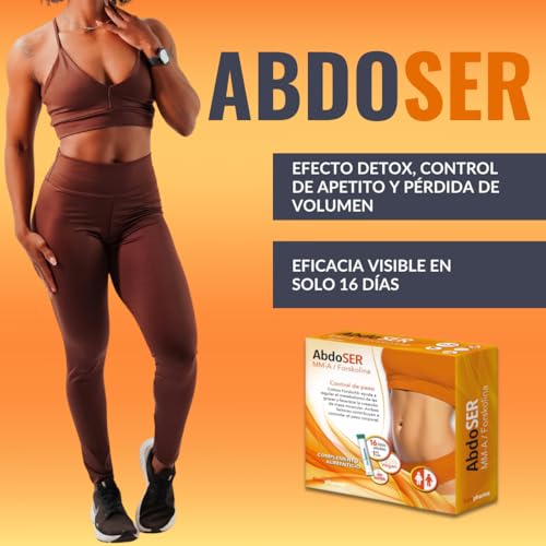 AbdoSER – 16 sticks voor het afvallen van buikvet en dijen, formule met MM-A en forskoline natuurlijke detox, glutenvrij, 1 stick per dag DENIPHARMA - Afbeelding 6