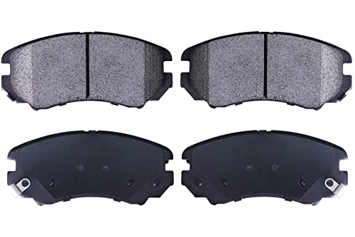 Image of Front Ceramic Brake Pads Kit D924 Replacement for Select Kia Soul Sportage Optima Hyundai Elantra Sonata Hardware Fit Included