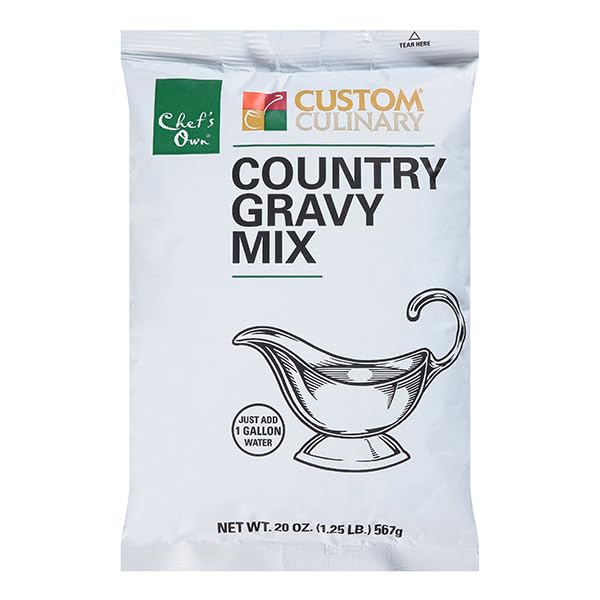 Custom CulinaryPanRoast Gravy Mix, Country, 20 Ounce