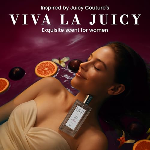 Image of Perfect Scents Fragrances, Inspired by Juicy Couture's Viva La Juicy, Women's Eau de Toilette, CLEAN, Vegan, Paraben-Free, Phthalate-Free, Never Tested on Animals, 3.4 Fluid Ounces