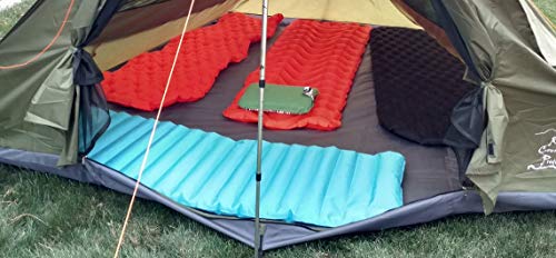 4 Person Tent, Trekker Tent 4 - Green (Tent with Poles)