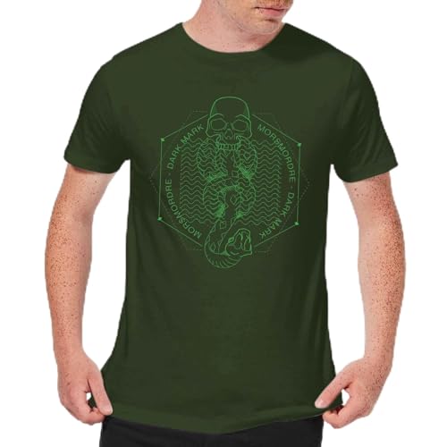 Harry Potter Morsmordre Dark Mark Men's T-Shirt - Forest Green XXL