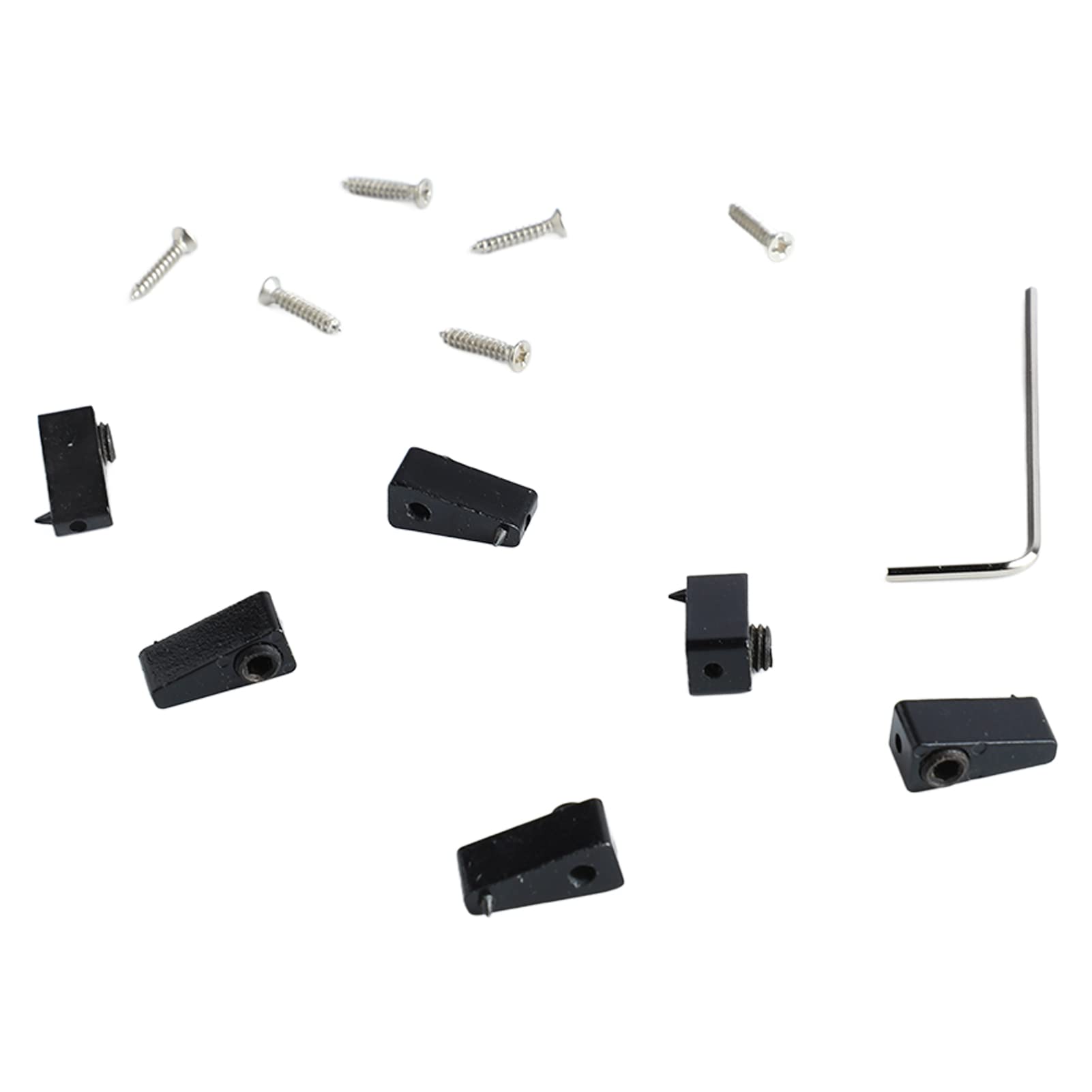 Guitar String Locking Nut 6Pcs Guitar String Locking Nuts Headless Guitar Locking Nuts Headless String Locking Nuts 1.65cm