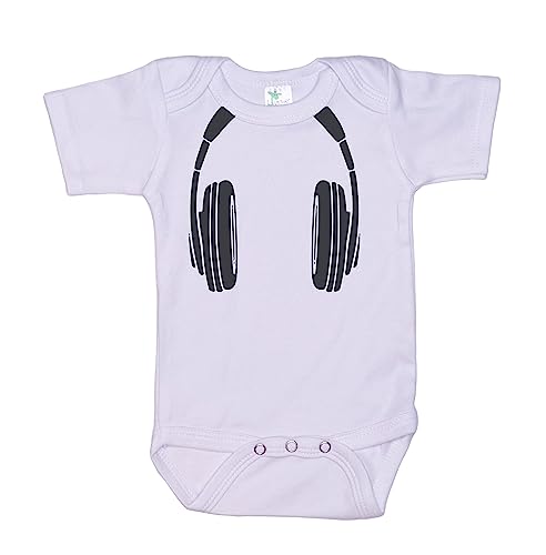 Ebenezer Fire DJ Baby Onesie/Headphones/Infant Music Outfit/Infant Bodysuit