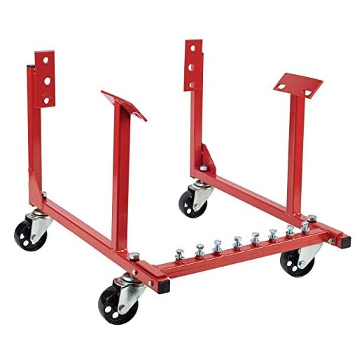 Rolling Engine Cradle Stand, Chevy V8, w/Wheels