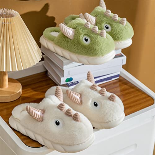 Women slippers Sheep slippers Dinosaur slippers Winter plush slippers Interesting animal slippers Household thermal slippers3