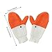 Gaexia Cute Goose Warm Winter Big Gooses Gloves Funny Animals Gloves Fashionable Knitted Glove for Cold Insulation and Warmth, 01-White, One Size