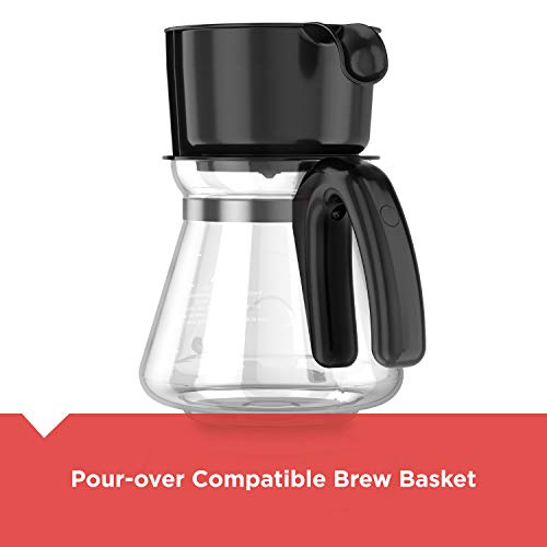 Black+Decker 4-In-1 5-Cup Coffee Station Plus Travel Mug, Stainless #TOP5