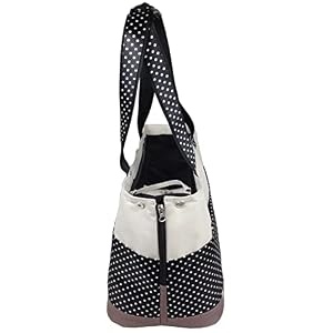 Pet Life Tote Spotted Fashion Pet Carrier Purse - Dog Carrier with built-in leash securer and above-top dual-zipper Pet Life Tote Spotted Fashion Pet Carrier Purse – Dog Carrier with built-in leash securer and above-top dual-zipper