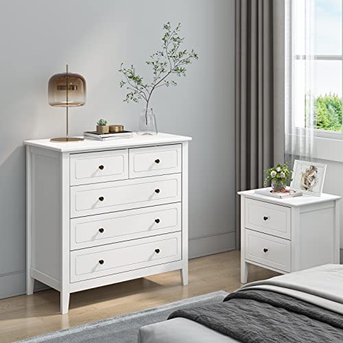 Commode 5 tiroirs et 2 tables de chevet pour libérer l'espace chambre - 3