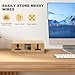 Cable Management Box- Power Cord Extension Cord Organizer, Surge Protector Wire Management Hider for Desktop, Home, Office and Kitchen