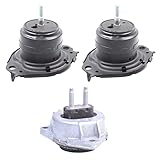 Advance Ignition Front Left and Right Engine Motor and Transmission Mount Compatible with 2011-2019 Dodge Durango Jeep Grand Cherokee 3.6L 5.7L 6.4L Set 3PCS A5611x2 A5488