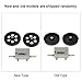 Agatige 5 Digit Rolling Wheel Length Counter, Roller Type 0-9999.9 Meter 350RPM Measuring Wheel Feet Counter for Length Measuring Textile Printing Artificial Leather, Grey