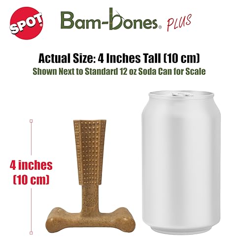 Jouet à mâcher pour chien résistant Bambone Plus saveur poulet