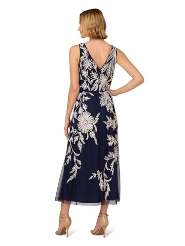 Image of Adrianna Papell Women's Beaded Sleeveless Dress