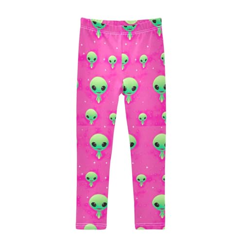 Girls' Leggings Green Aliens Kids Yoga Tights Pants 1 Pack 20857200