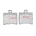 Motorcycle Rear Brake Pads For Sc-arabeo 50 SR50 D-itech A-tlantic RS125 S-carabeo Sport Cube City S-carabeo 125 150 200 250