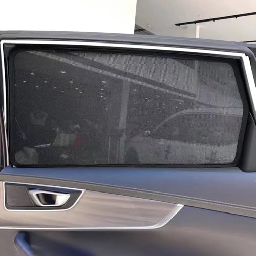 Image of Magnetic Rear Side Window Sunshades for Mazda CX5 (2017-2023) Polyester Privacy Curtains with Buckle for Side Passenger for CX-5