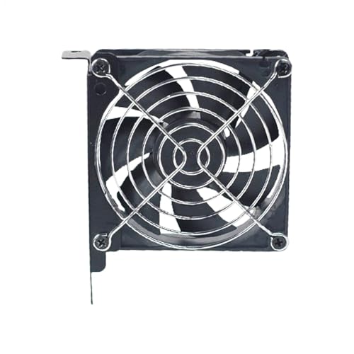 Ventilador de refrigeración por tarjeta gráfica, ventilador de GPU informática - Cruz de bajo ruido de 4 pines en soporte PCI para disipación de calor,Soportes de enfriamiento por ordin