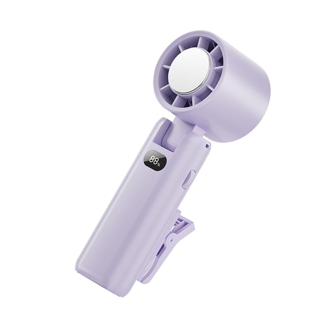 Ventilador recargable de alta velocidad portátil y potente para terrazas y camping