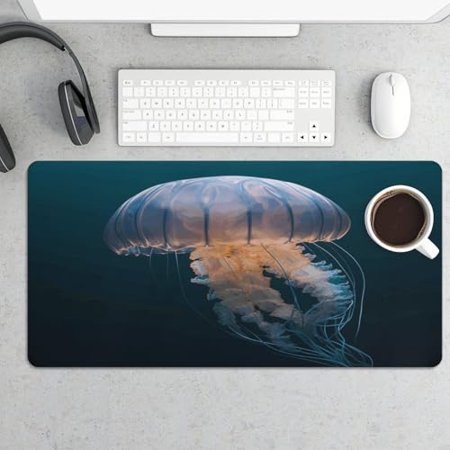 3D Jellyfish Desk Pad resistente y antideslizante 30x60cm miniatura 5