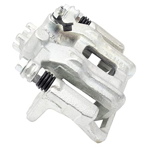 Image of TRQ Rear Left Brake Caliper w /Bracket Drivers Side | For 1991-1995 Acura Legend 1996-1998 RL 1995-1998 Honda Odyssey 1996-1999 Isuzu Oasis