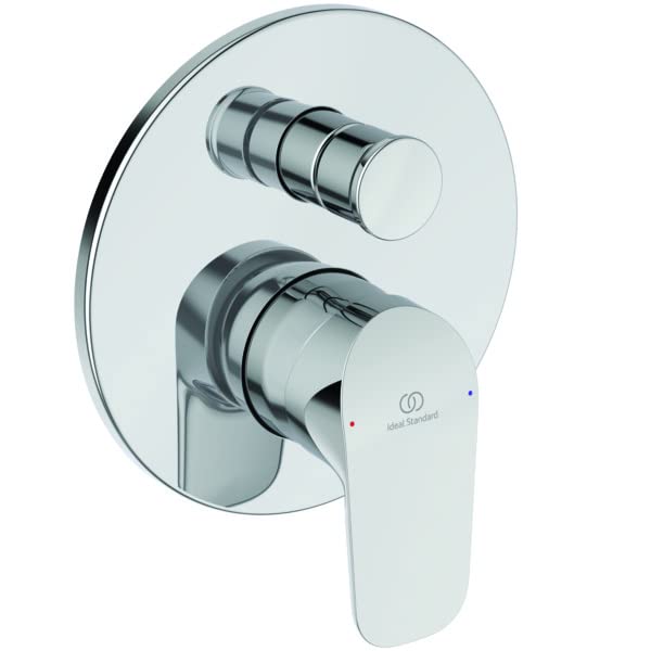 Ideal Standard - Ceraflex, Built-in Bath or Shower Mixer, Two-Way, External Parts, Chrome, Chrome-plated, Completo