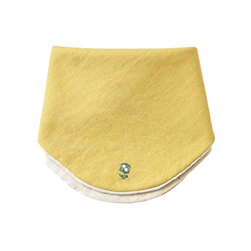 [10mois(ディモワ) - Hoppetta] バンダナビブ イエロー 20211012