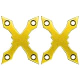 2 juntas protectoras para monopatín, aleación de aluminio, hundimiento, en forma de X, accesorios para tabla de patineta