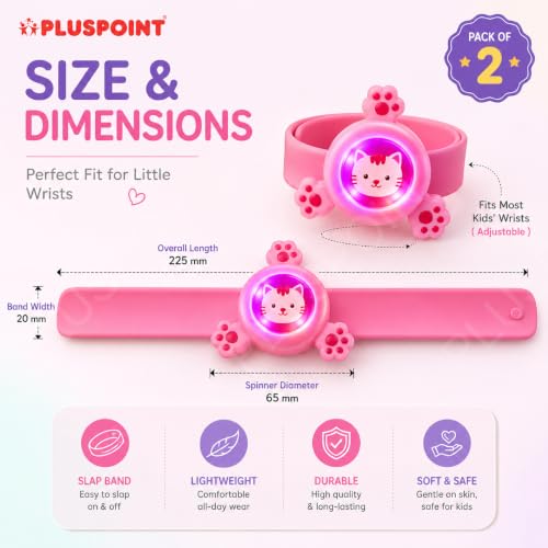 Image of PLUSPOINT Kids Wrist Band for Boys and Girls Slap Band Cute Cartoon Bracelet