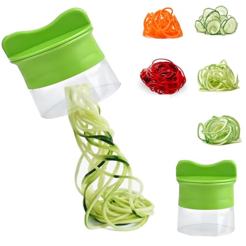 Espiralizador Mano Verduras,para Hacer Calabacín Zanahoria Pepino Fideos