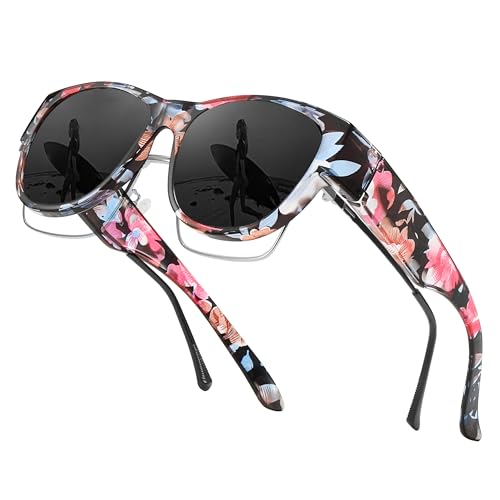 IGnaef® Polarized Fit Over Sunglasses for Women Trendy Lightweight Glasses Shades for Driving IF8010