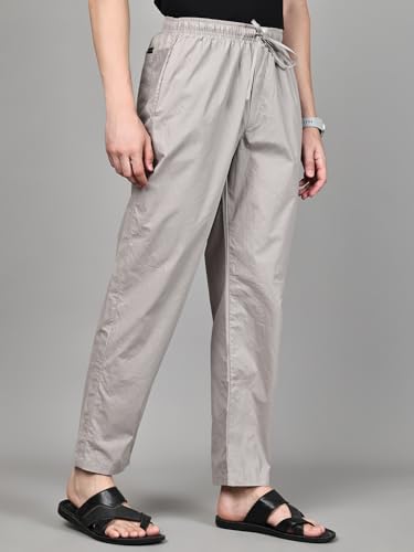 Image of Majestic Man Men Mid Rise Comfort Fit Solid Pure Cotton Casual Style Lounge Pants