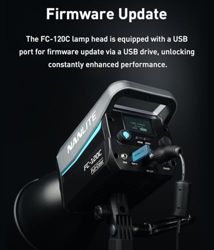 Image of NANLITE FC-120C RGB Full-Color LED Spotlight, 2700K-7500K Color Temperature