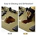 OneTigris Gun Cleaning Mat Rifle Pistol Gun Mat with Magnetic Dots, Non-Slip Oil Resistant Brown (36.0