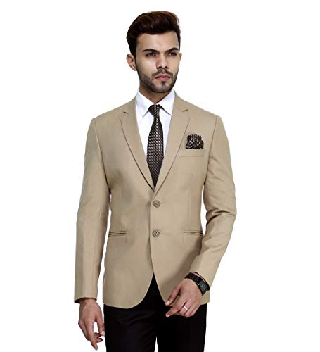Image of MANQ Men's Slim Fit Single Breasted Blazer