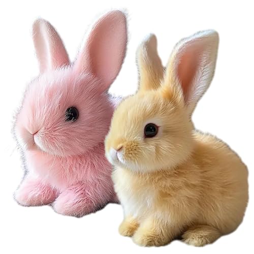 STALKLENE Bunnypal - Petsboro™ Bunnypal, Midasn Realistic Bunny, Fanyil™/Vianys™/Sherum™ Bunnypal, Bunby - My Realistic Bunny Toy, Bunny Realistic Bunny (Mix*2-B)