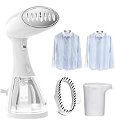 Handheld Portable Garment Steamer for Clothes - 1350W Clothes Steamer Remove Wrinkles for All Fab...